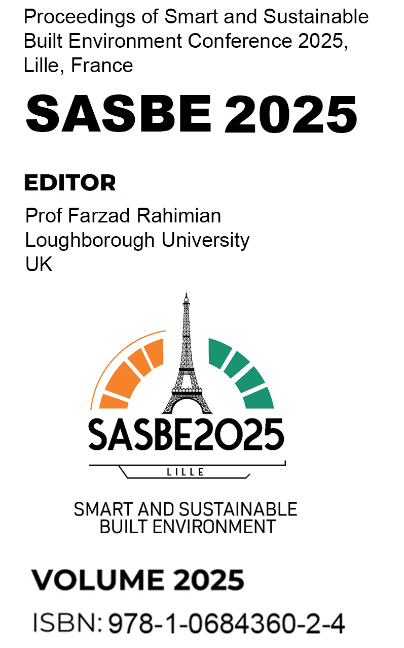                     View 2025: Proceedings of Smart and Sustainable Built Environment 2025, Lille, France (SASBE2025)
                